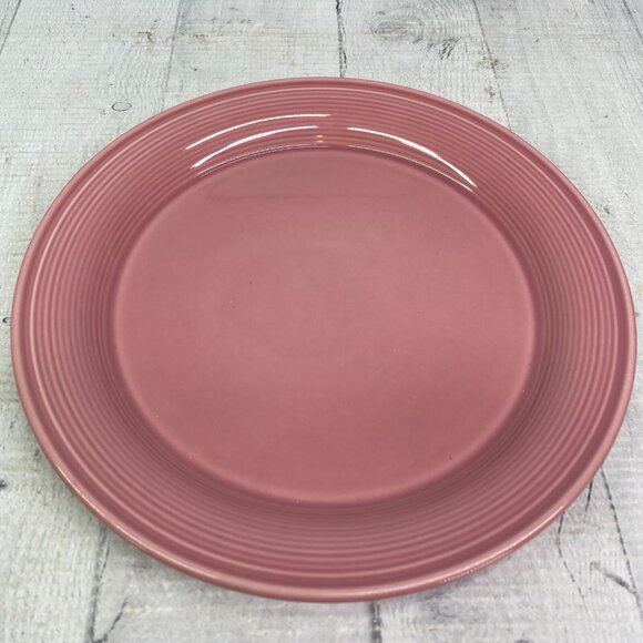 Nancy Calhoun DARK ROSE Japan Solid Color 8" Smooth Stoneware Salad Plates Set 5 - Picture 2 of 16